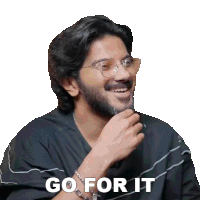 Go For It Dulquer Salmaan Sticker