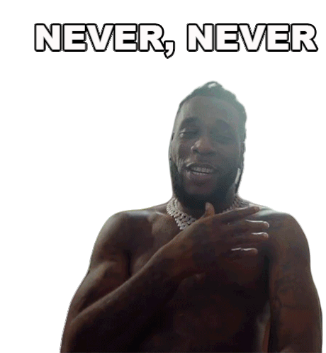 Never Never Burna Boy Sticker - Never Never Burna Boy Onyeka Song Stickers