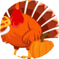 Thanks Thanksgiving Sticker