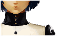 a close up of a person 's neck and collar