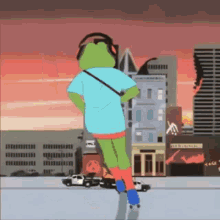 Ilvpepe Illuvium GIF - Ilvpepe Illuvium Pepe Skate GIFs