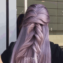 Purple Braids GIF - Colored Hair Purple Braids GIFs