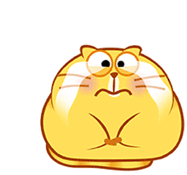 Fatkittykat Eggyolkcat Sticker - Fatkittykat Eggyolkcat Crying Stickers