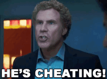 He'S Cheating GIF - Will Ferrell The House Hes Cheating GIFs