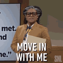 Move In With Me Ariana Debose GIF - Move In With Me Ariana Debose Saturday Night Live GIFs