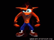 Crash Bandicoot GIF - Crash Bandicoot Dance GIFs