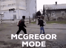 Mcgregor Mode Knock Out GIF - Mcgregor Mode Knock Out Fighting GIFs