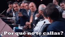 ¿por Qué No Te Callas? GIF - Rey De España Por Que No Te Callas Hugo Chavez GIFs