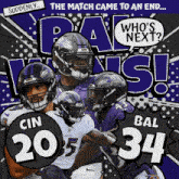 Baltimore Ravens (34) Vs. Cincinnati Bengals (20) Post Game GIF - Nfl National Football League Football League GIFs