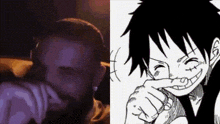 Luffy Laughing Drake Laughing GIF