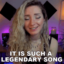 It Is Such A Legendary Song Sophie Burrell GIF - It Is Such A Legendary Song Sophie Burrell The Pretender Song GIFs