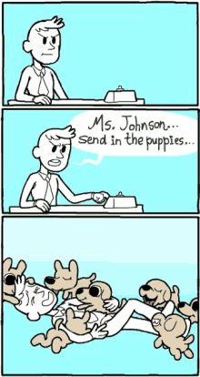 shmorky comic puppies wholesome