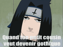 Sasuke Gothique Meme Spiller GIF