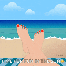 Feet Beach GIF