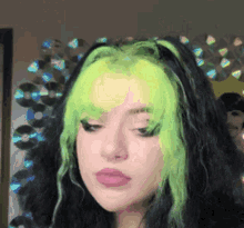 E Girl Green Haired GIF - E Girl Green Haired Piercing GIFs