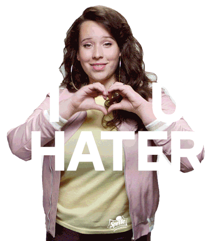Haters Gonna Hate Hater Sticker - Haters Gonna Hate Hater Sprite Stickers
