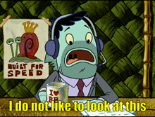 I Do Not Like To Look At This Perch Perkins GIF - I Do Not Like To Look At This Perch Perkins Spongebob GIFs