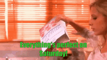 Buffy Saturday Everythings Perfect GIF - Buffy Saturday Everythings Perfect Buffy GIFs