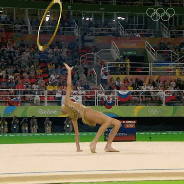 Gymnast, gymnastics, hoop, olympic, rythmic, sport icon - Download on  Iconfinder