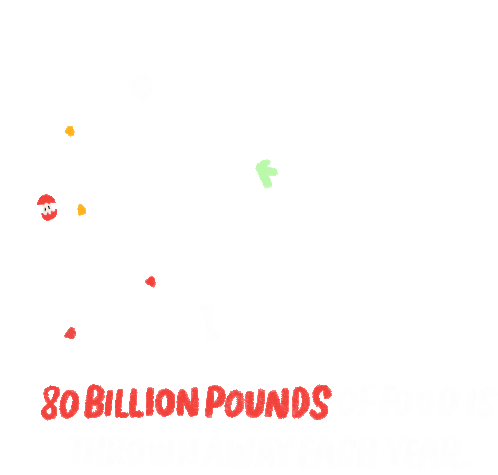 80billion Pounds Of Food Is Thrown Away Each Year Equivalent To1000empire State Buildings Sticker - 80billion Pounds Of Food Is Thrown Away Each Year Equivalent To1000empire State Buildings Food Waste Stickers