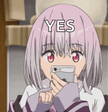 akane shinjo anime ssss gridman phone texting