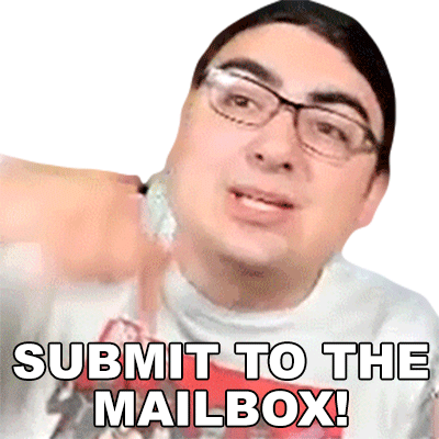 Submit To The Mailbox Noel Sticker
