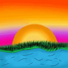 Sunset Procreate GIF - Sunset Procreate Water GIFs