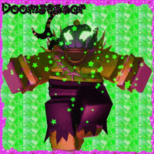 a picture of a cartoon character with the name doomsday on it