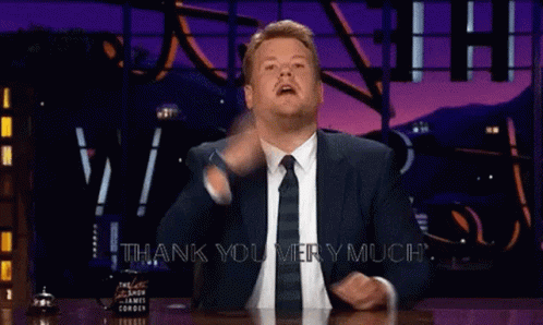 Bowing James Corden GIF - Bowing James Corden Thank You Very Much ...