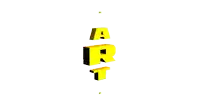 the letters z a t and z are yellow and black