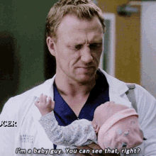 Greys Anatomy Owen Hunt GIF - Greys Anatomy Owen Hunt Im A Baby Guy GIFs