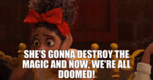 Encanto Dolores Madrigal GIF - Encanto Dolores Madrigal Shes Gonna Destroy The Magic And Now GIFs
