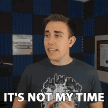 Its Not My Time Not Yet Time GIF