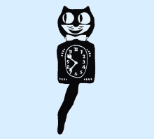 Cat Clock GIF - Cat Clock Time GIFs