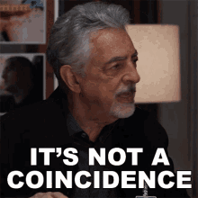 Its Not A Coincidence David Rossi GIF - Its Not A Coincidence David Rossi Criminal Minds Evolution GIFs
