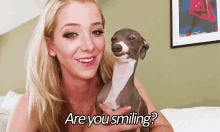 Smiling GIF - Jenna Marbles Dog Smiling GIFs