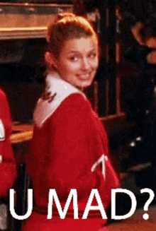 Glee Quinn Fabray GIF - Glee Quinn Fabray U Mad GIFs