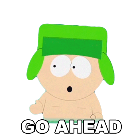 Go Ahead Kyle Broflovski Sticker - Go Ahead Kyle Broflovski South Park Stickers