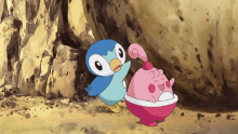 Happiny Piplup GIF - Happiny Piplup GIFs