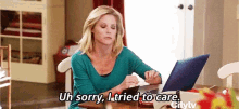 Sorry GIF - I Tried To Care I Dont Care Dont Care GIFs