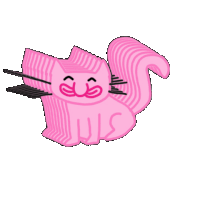 Blobfish Cat Happy Sticker - Blobfish Cat Happy Smile Stickers
