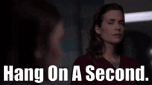 Chicago Med Hang On A Second GIF - Chicago Med Hang On A Second Natalie Manning GIFs