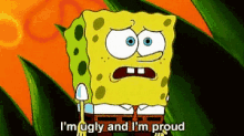 ugly proud spongebob