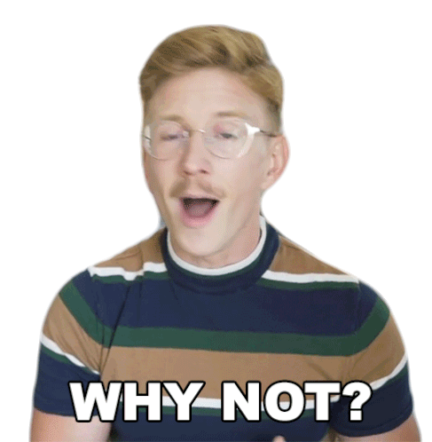Why Not Tyler Oakley Sticker - Why Not Tyler Oakley Who Cares Stickers