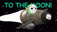 To The Moon Bcs GIF - To The Moon Bcs Bad Creature Society GIFs