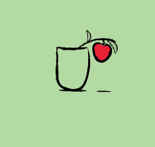 downsign i love you heart art apple