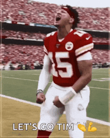 Lets Go Chiefs Shouting GIF