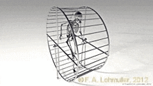 Boucle Squelette GIF - Boucle Squelette Hamster Wheel GIFs