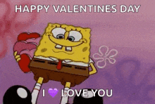 Happyvalentinesday Spongebob GIF - Happyvalentinesday Valentinesday Spongebob GIFs