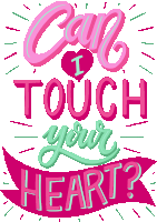 Can I Touch Your Heart Natalie1love Sticker - Can I Touch Your Heart Natalie1love Compassion Stickers